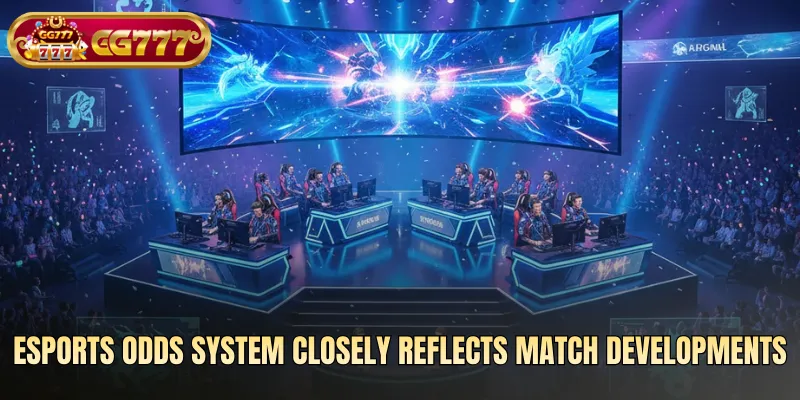 Esports odds system closely reflects match developments