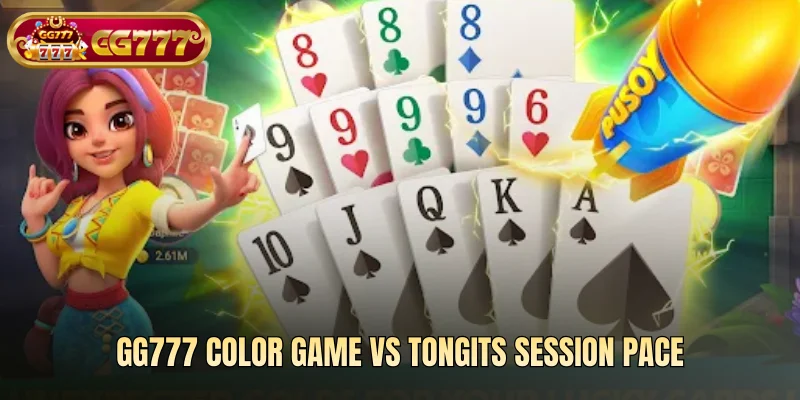 GG777 Color Game vs Tongits session pace