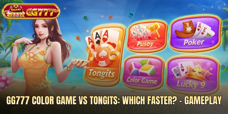 GG777 Color Game vs Tongits: Which Faster?