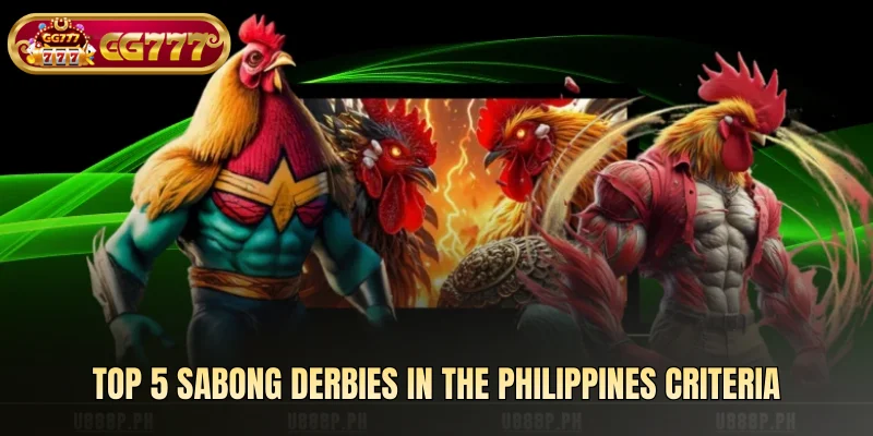 Top 5 Sabong Derbies in the Philippines criteria