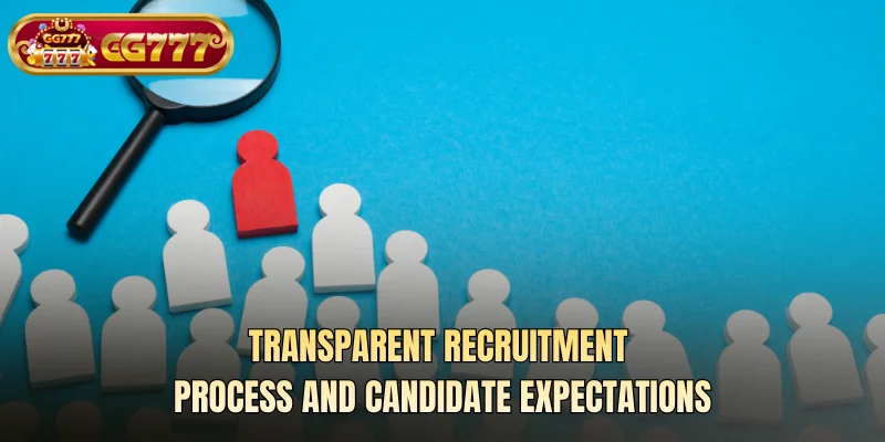 Transparent recruitment process and candidate expectations