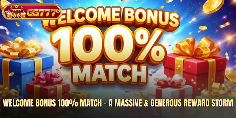 Welcome Bonus 100% Match